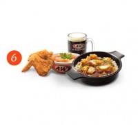 Paket 6: Black Pepper Mixbowl + 1 Pc Chicken + Root Beer + Gratis Soup